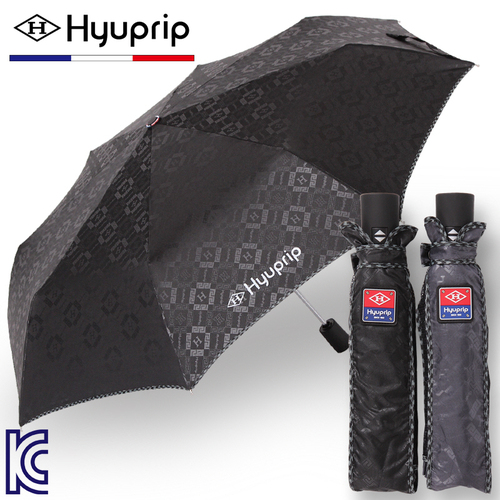 협립 3단 엠보 바이어스 완전자동 우산
