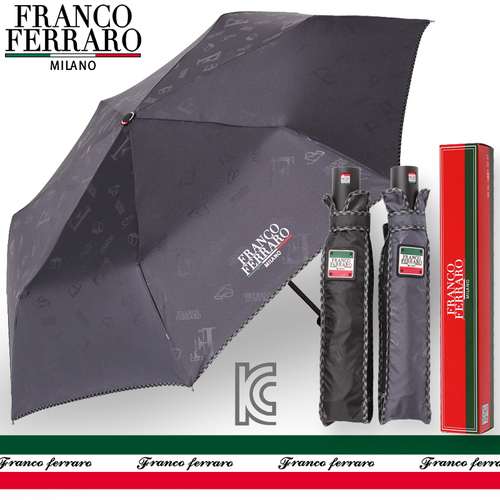 프랑코페라로 3단 엠보 바이어스 우산